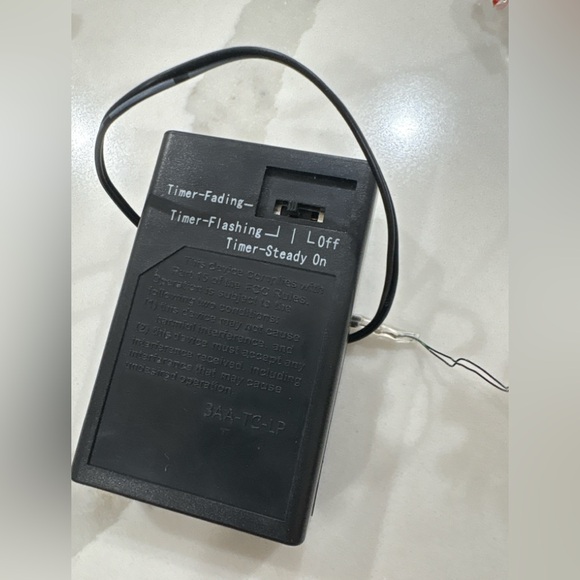 Snowman Candy Cane Gift LED String Lights | Battery Powered Holiday Decor - Picture 3 of 5